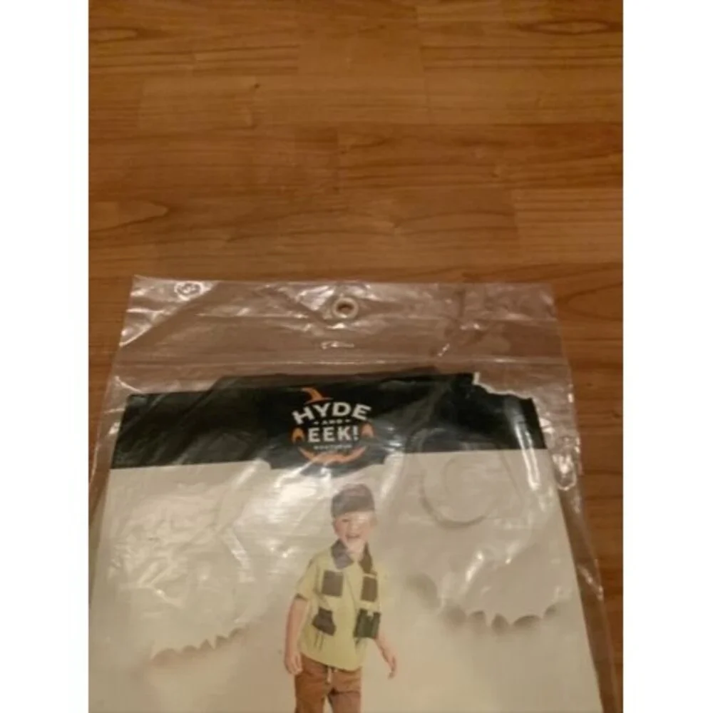 2 Piece Hyde & Eek Boys Park Ranger Halloween Cosplay Costume Size Small